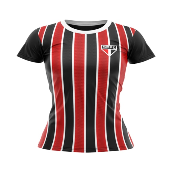Camisa São Paulo Baby Look Change - Feminina