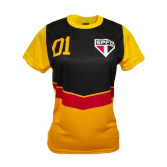 Camisa São Paulo Baby Look Retro Goleiro Centésimo Gol SPR - Feminina