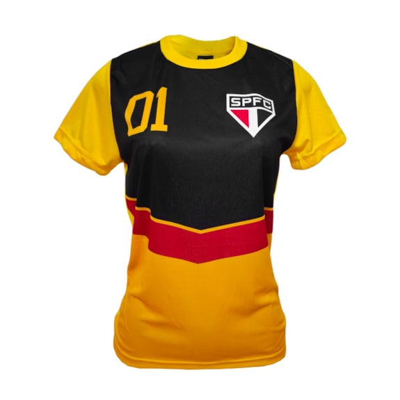 Camisa São Paulo Baby Look Retro Goleiro Centésimo Gol SPR - Feminina