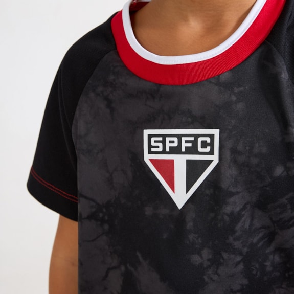 Camisa São Paulo Basic Trança - Infantil