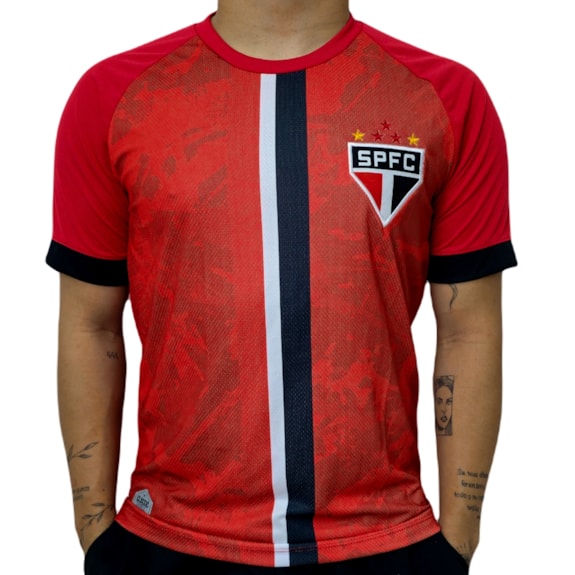 Camisa São Paulo Classic Vermelho Retrômania - Masculino