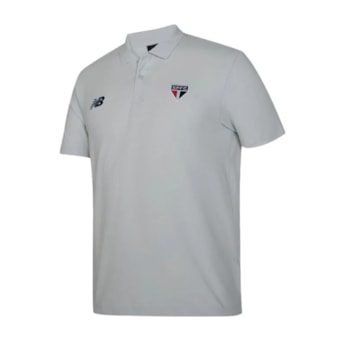 Camisa São Paulo New Balance 2024 Polo Viagem - Masculino