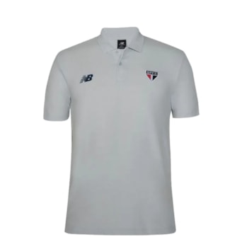 Camisa São Paulo New Balance 2024 Polo Viagem - Masculino