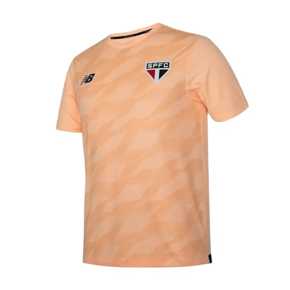 Camisa São Paulo New Balance 2024 Treino Laranja - Masculino