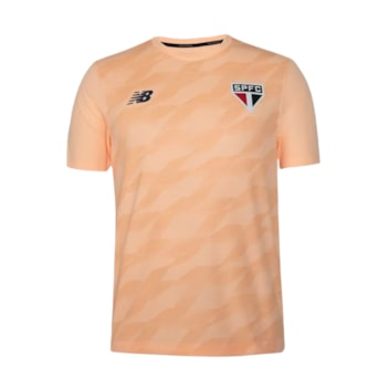Camisa São Paulo New Balance 2024 Treino Laranja - Masculino
