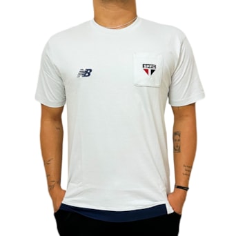 Camisa São Paulo New Balance 2024 Viagem I - Masculino
