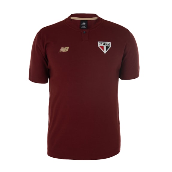 Camisa São Paulo New Balance 2025 Polo Viagem - Masculino
