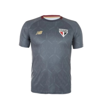 Camisa São Paulo New Balance 2025 Treino Cinza - Masculino