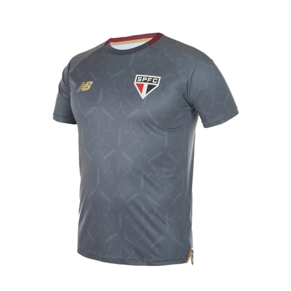 Camisa São Paulo New Balance 2025 Treino Cinza - Masculino