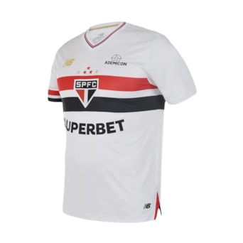 Camisa São Paulo New Balance 2025 Uniforme 1 Torcedor - Masculino