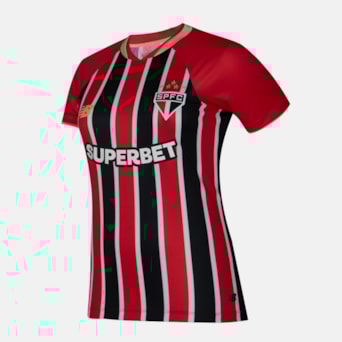 Camisa São Paulo New Balance 2025 Uniforme 2 - Feminina