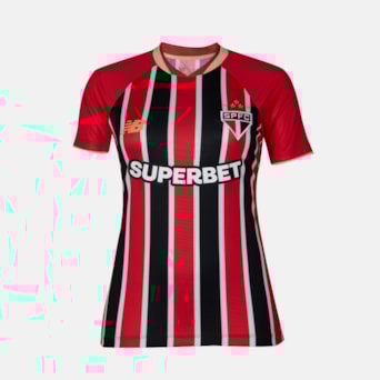 Camisa São Paulo New Balance 2025 Uniforme 2 - Feminina