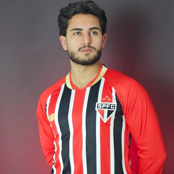Camisa São Paulo New Balance 2025 Uniforme 2 Manga Longa - Masculino