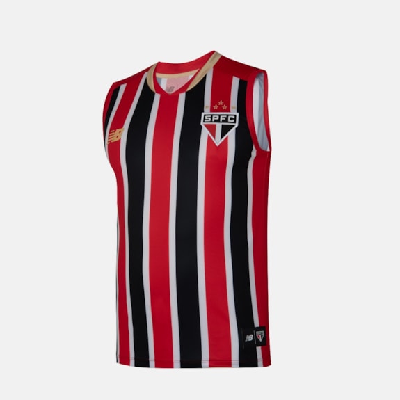 Camisa São Paulo New Balance 2025 Uniforme 2 Regata Torcedor - Masculino
