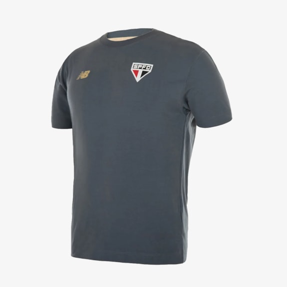Camisa São Paulo New Balance 2025 Viagem Chumbo - Masculino