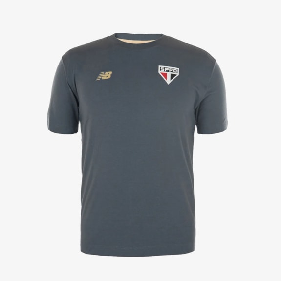 Camisa São Paulo New Balance 2025 Viagem Chumbo - Masculino