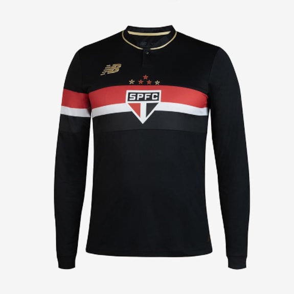 Camisa São Paulo New Balance 25/26 Comemorativa Uniforme 3 Manga Longa - Masculino
