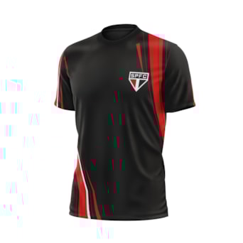 Camisa São Paulo Power Plus Size Preta - Masculino