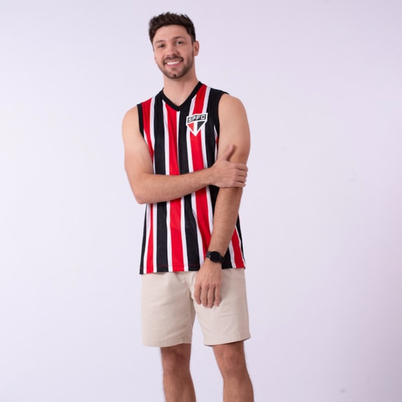 Camisa São Paulo Regata Ventre Tricolor - Masculino