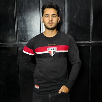 Camisa São Paulo Retrô Goleiro 2005 Manga Longa - Masculino