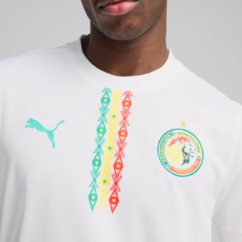Camisa Senegal Puma 2025 Uniforme 1 Torcedor - Masculino