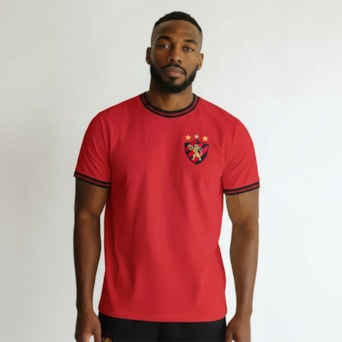 Camisa Sport Recife Jacquard Símbolo Bordado - Masculino