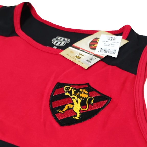 Camisa Sport Recife Regata Retrô 1987 Campeão Brasileiro - Masculino