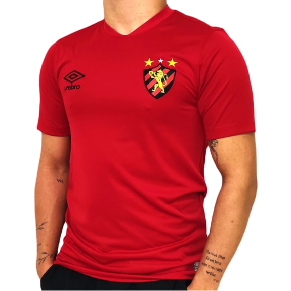 Camisa Sport Recife Umbro Basic Vermelha - Masculino