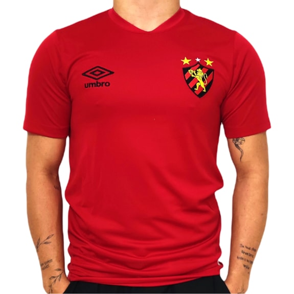 Camisa Sport Recife Umbro Basic Vermelha - Masculino