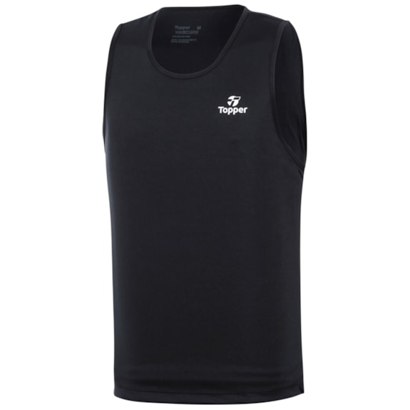 Camisa Topper Regata Classic New Preto - Masculino