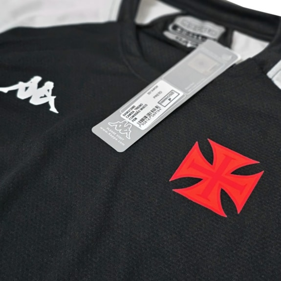 Camisa Vasco da Gama Baby Look Kappa 2024 Comissão Técnica - Feminina