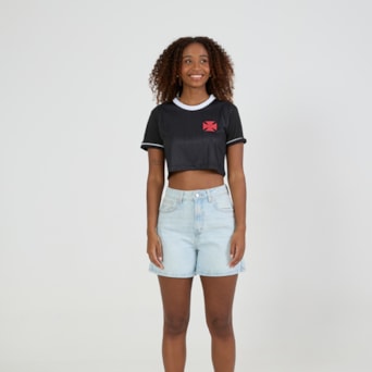 Camisa Vasco Da Gama Cropped Grito - Feminino