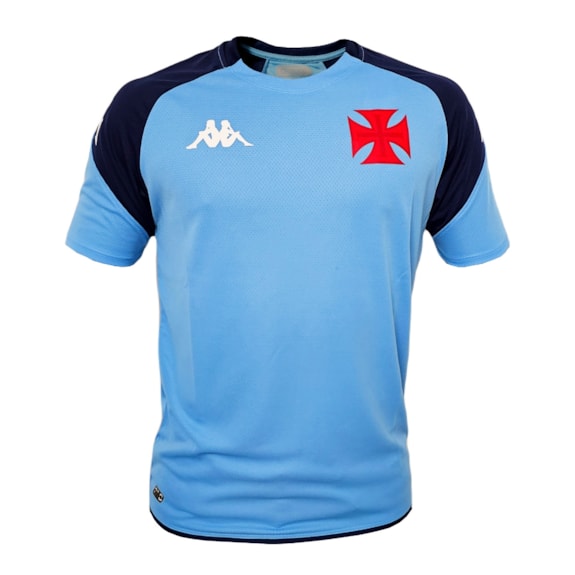 Camisa Vasco da Gama Kappa 2024 Treino Goleiro Azul - Masculino