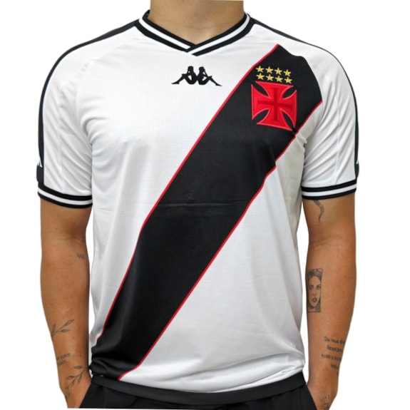 Camisa Vasco da Gama Kappa 2024 Uniforme 2 Torcedor - Masculino