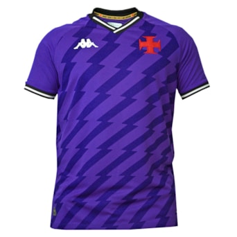 Camisa Vasco da Gama Kappa 2025 Goleiro Roxa - Masculino