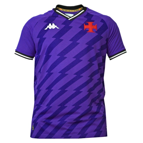 Camisa Vasco da Gama Kappa 2025 Goleiro Roxa - Masculino