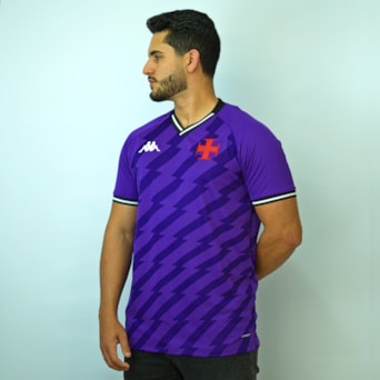 Camisa Vasco da Gama Kappa 2025 Goleiro Roxa - Masculino