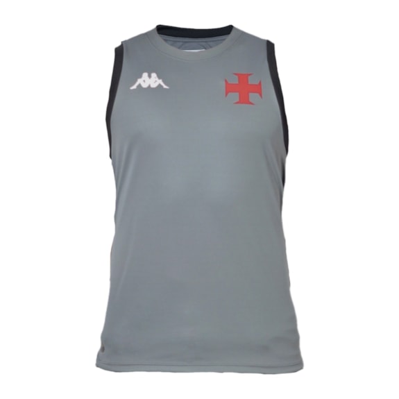 Camisa Vasco da Gama Kappa 2025 Regata Treino Chumbo - Masculino