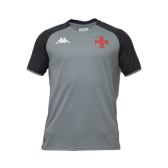 Camisa Vasco da Gama Kappa 2025 Treino Chumbo - Masculino