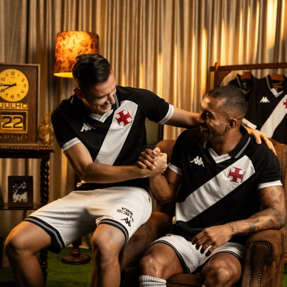 Camisa Vasco da Gama Kappa 2025 Uniforme 1 - Masculino