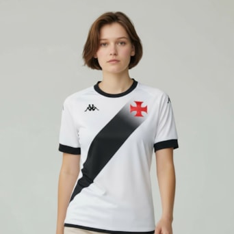 Camisa Vasco da Gama Kappa Baby Look Supporter Graphik - Feminino