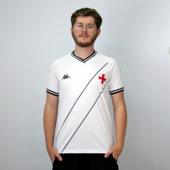 Camisa Vasco da Gama Kappa Supp Tradition Branco - Masculino