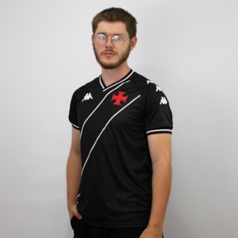 Camisa Vasco da Gama Kappa Supp Tradition Preto - Masculino