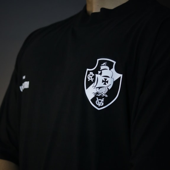 Camisa Vasco Da Gama Oversized Approve Almirante Preta - Masculino