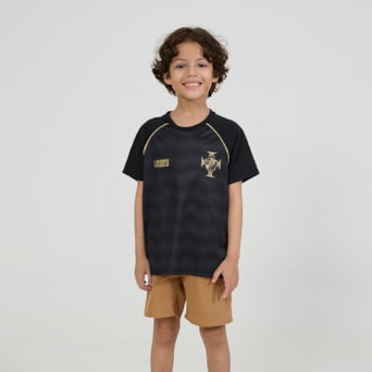 Camisa Vasco Da Gama Raglan Mosaico - Infantil