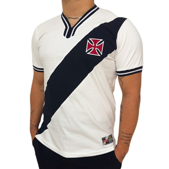 Camisa Vasco da Gama Retrô 1974 Dinamite Número 10 - Masculino