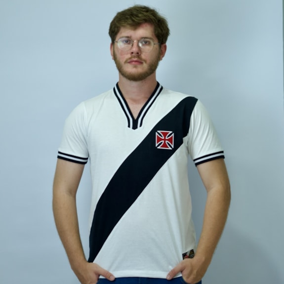 Camisa Vasco da Gama Retrô 1974 Dinamite Número 10 - Masculino