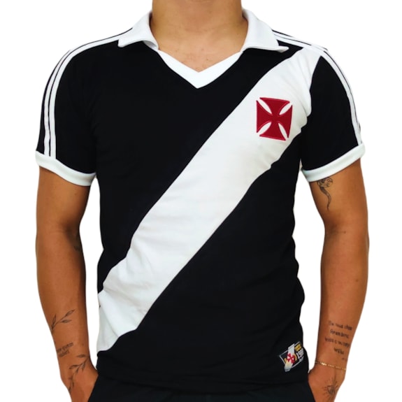 Camisa Vasco da Gama Retro 1988 Campeão Carioca - Masculino
