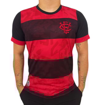 Camisa Vitória Classic Rubro-Negro - Masculino