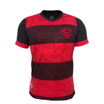 Camisa Vitória Classic Rubro-Negro - Masculino